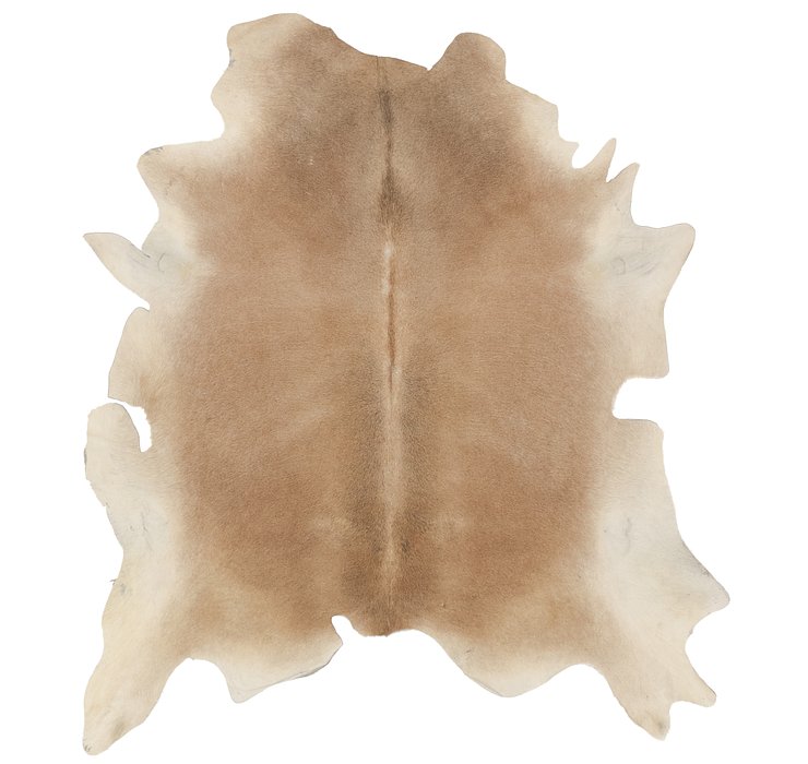 5' 6 x 5' 8 Cowhide Square Rug