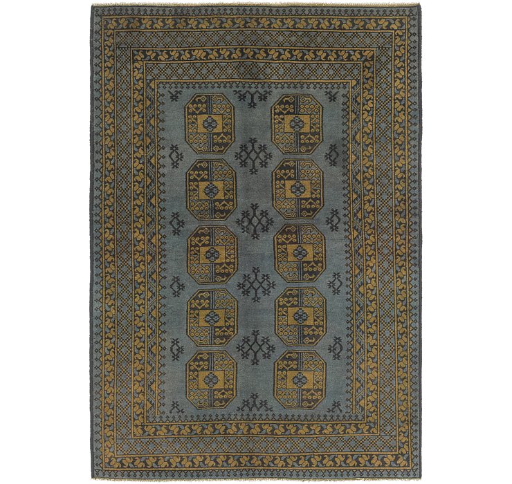 5' 5 x 8' Afghan Akhche Rug