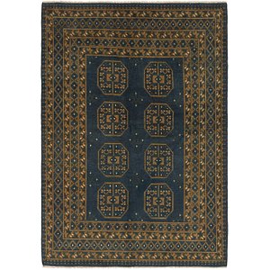 5' 7 x 8' Afghan Akhche Rug
