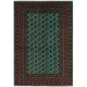 5' 5 x 7' 10 Afghan Akhche Rug