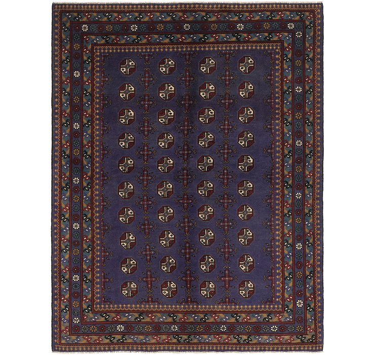 5' 10 x 7' 8 Afghan Akhche Rug