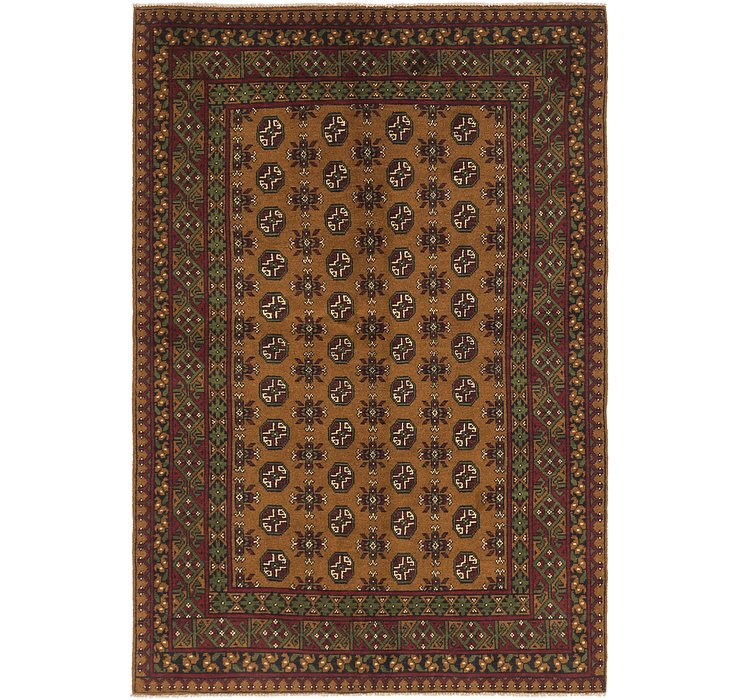 5' 4 x 8' Afghan Akhche Rug