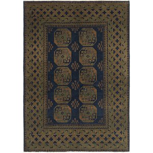 5' 4 x 7' 6 Afghan Akhche Rug