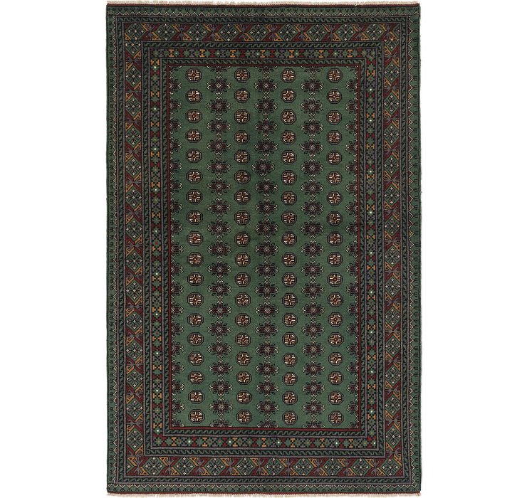 5' 4 x 8' Afghan Akhche Rug