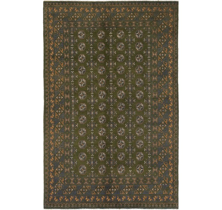 5' 4 x 8' Afghan Akhche Rug