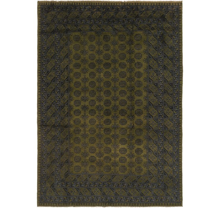 6' 6 x 9' 4 Afghan Akhche Rug