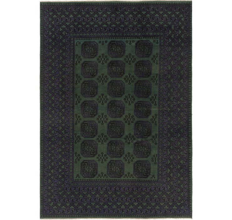 6' 8 x 9' 5 Afghan Akhche Rug