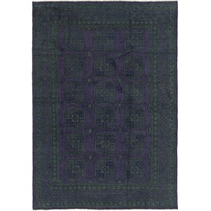Unique Loom 6' 7 x 9' 6 Afghan Akhche Rug