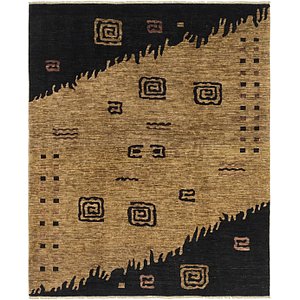 Unique Loom 6' 6 x 8' Modern Ziegler Rug