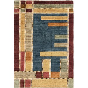 Unique Loom 6' 7 x 9' 10 Modern Ziegler Rug