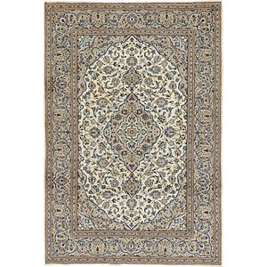 6' 7 x 9' 10 Kashan Persian Rug