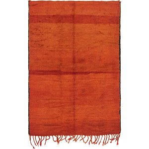 HandKnotted 4' 3 x 6' Moroccan Rug