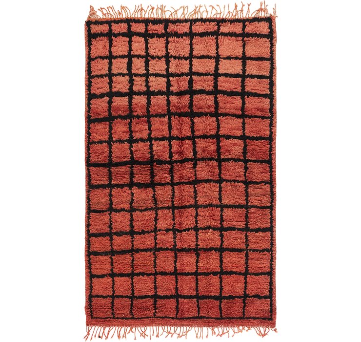 4' x 6' 3 Moroccan Rug