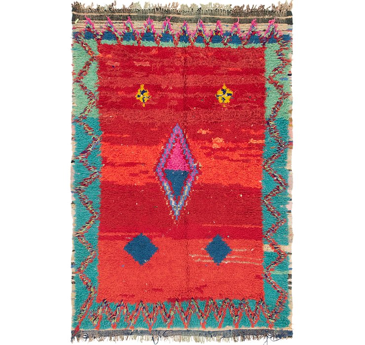 4' 10 x 7' Moroccan Rug
