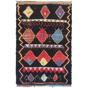 4' 8 x 7' 3 Moroccan Rug