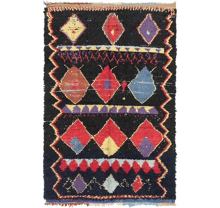 4' 8 x 7' 3 Moroccan Rug