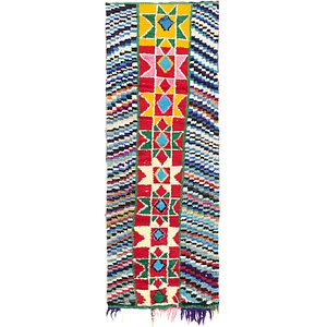 3' x 7' 8 Moroccan Runner Rug