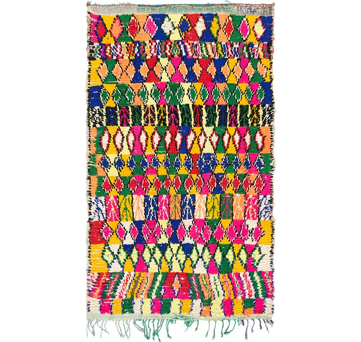 HandKnotted 4' x 6' 8 Moroccan Rug