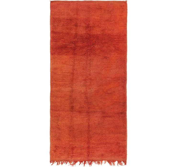 HandKnotted 3' 7 x 7' 5 Moroccan Runner Rug