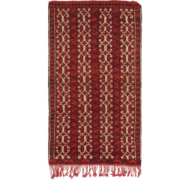 HandKnotted 3' 3 x 5' 10 Moroccan Runner Rug