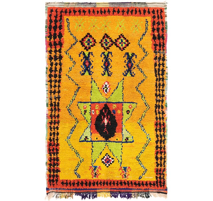 4' 7 x 7' Moroccan Rug