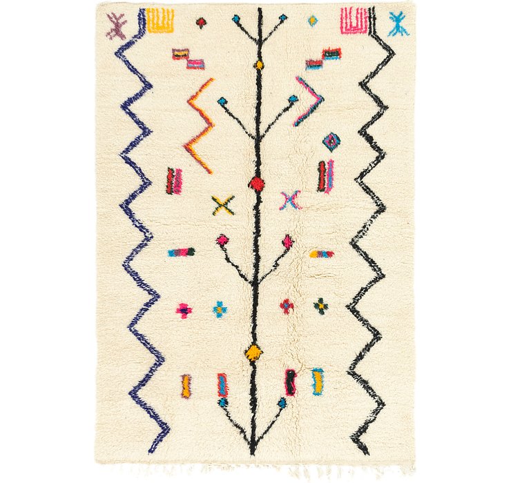 4' 9 x 6' 9 Moroccan Rug
