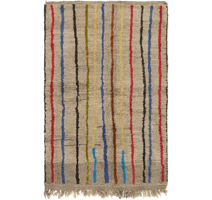 HandKnotted 5' x 7' 9 Moroccan Rug