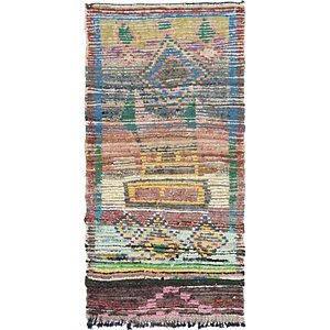 4' 6 x 8' 9 Moroccan Rug