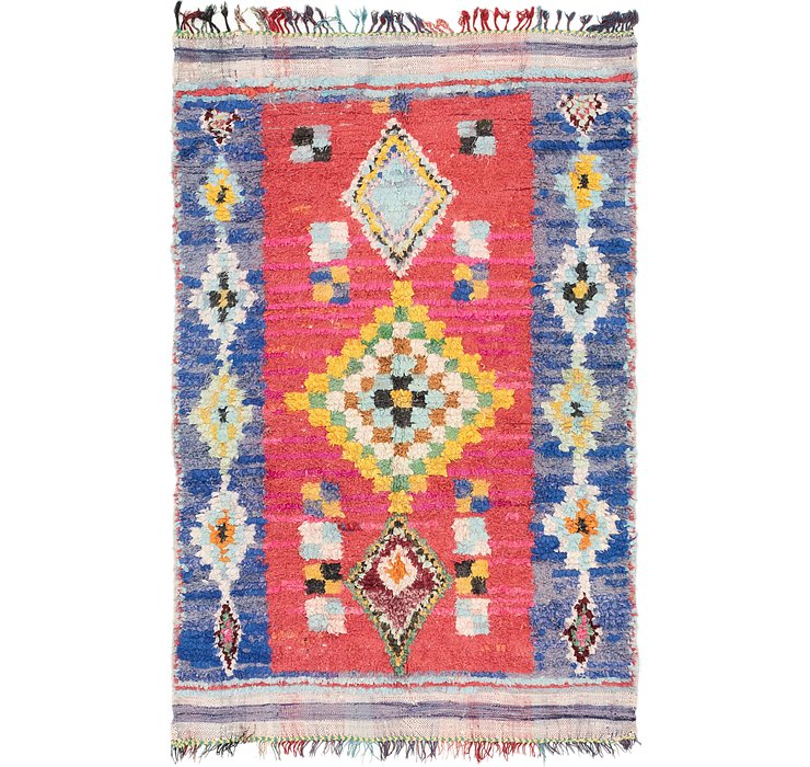 5' x 7' 8 Moroccan Rug