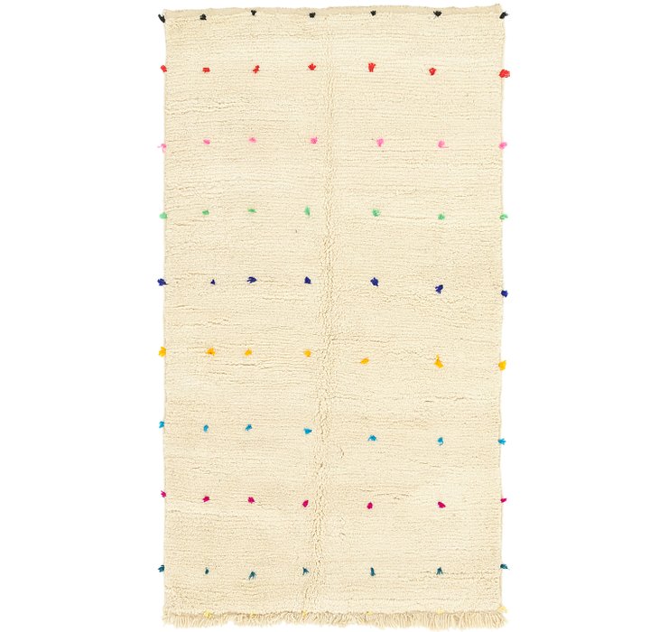 4' 9 x 8' 2 Moroccan Rug