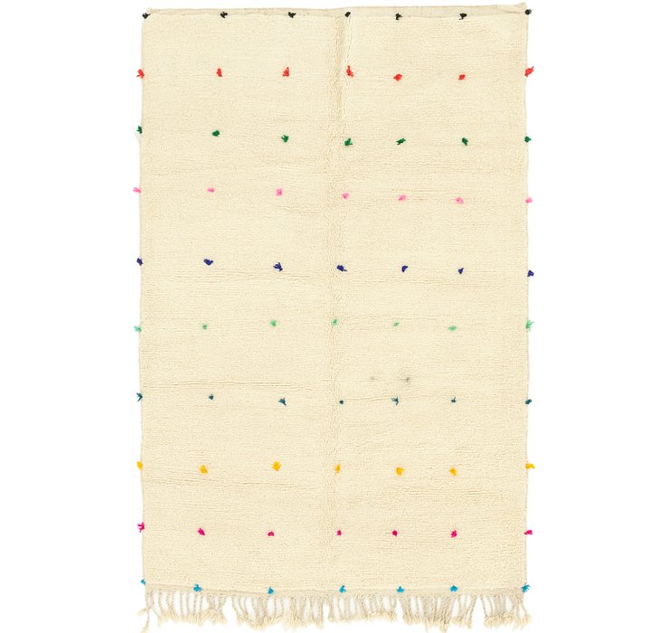 HandKnotted 5' 4 x 8' 2 Moroccan Rug