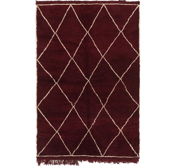 HandKnotted 5' 2 x 7' 8 Moroccan Rug