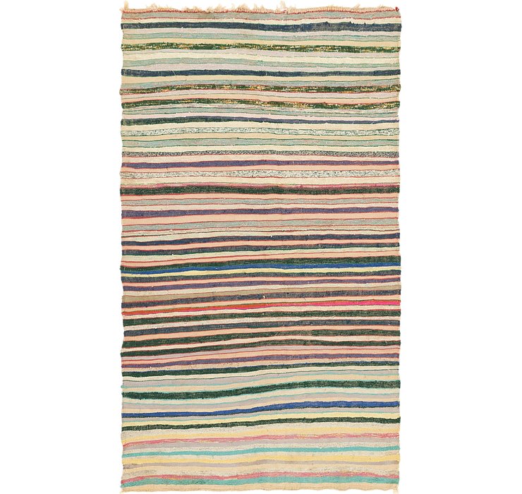 HandKnotted 4' 3 x 7' Moroccan Rug