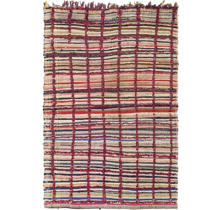 4' 8 x 7' 2 Moroccan Rug