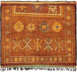 5' 5 x 6' 3 Moroccan Square Rug