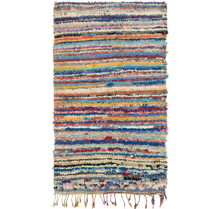 4' 7 x 7' 6 Moroccan Rug