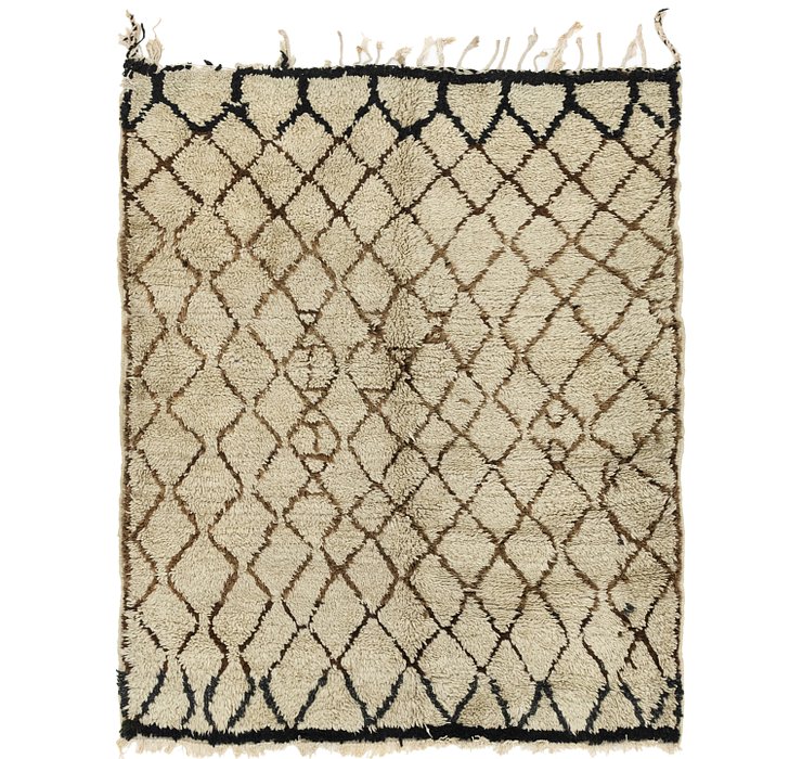 5' 7 x 6' 7 Moroccan Square Rug