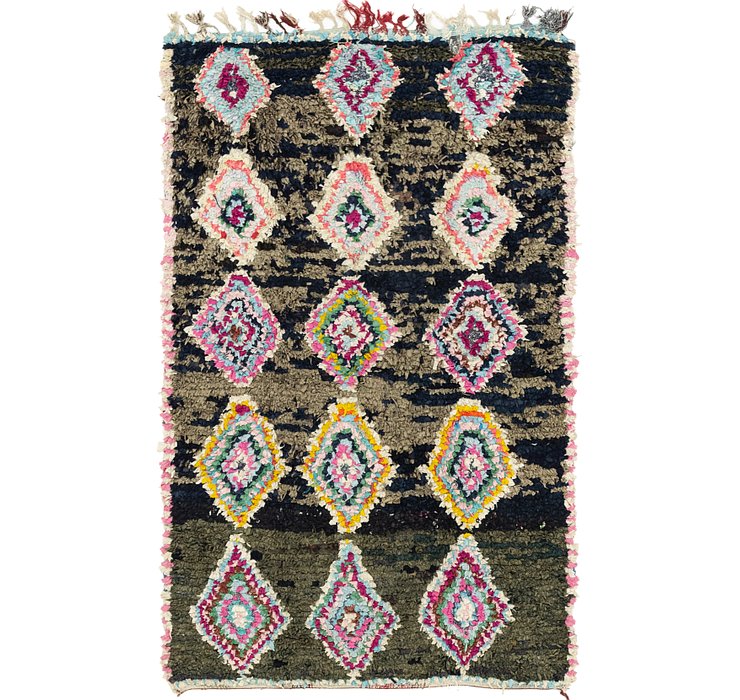 4' 7 x 7' 6 Moroccan Rug
