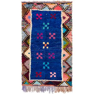 HandKnotted 4' x 7' Moroccan Rug