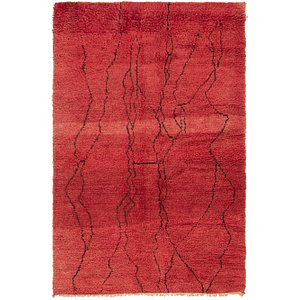 4' x 6' 5 Moroccan Rug
