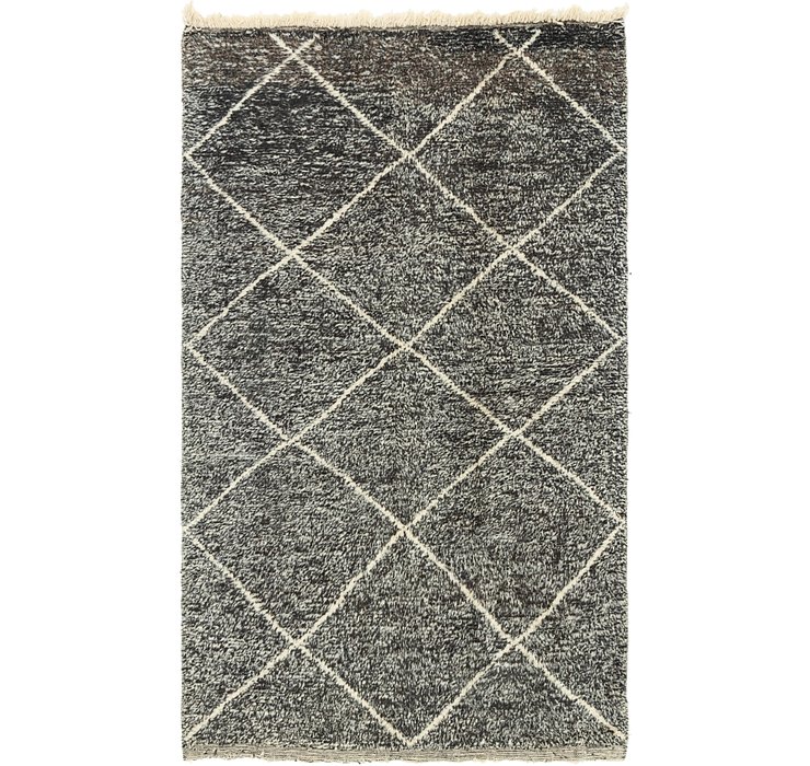 HandKnotted 4' 10 x 7' 10 Moroccan Rug