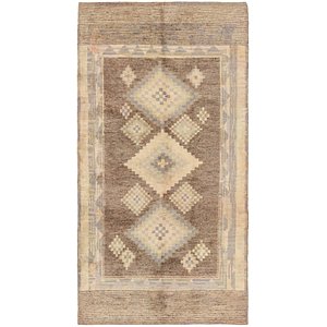 4' 4 x 8' 7 Moroccan Runner Rug