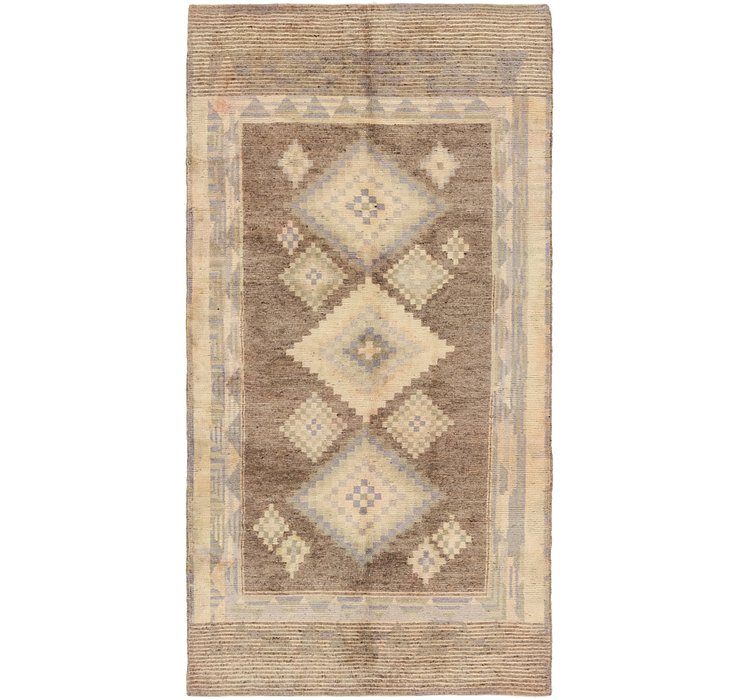 4' 4 x 8' 7 Moroccan Runner Rug