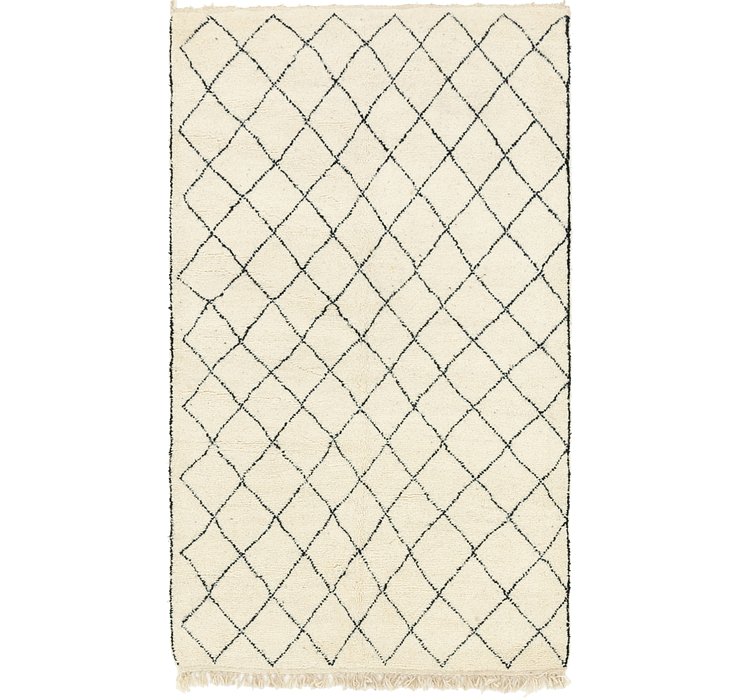 5' x 8' 8 Moroccan Rug