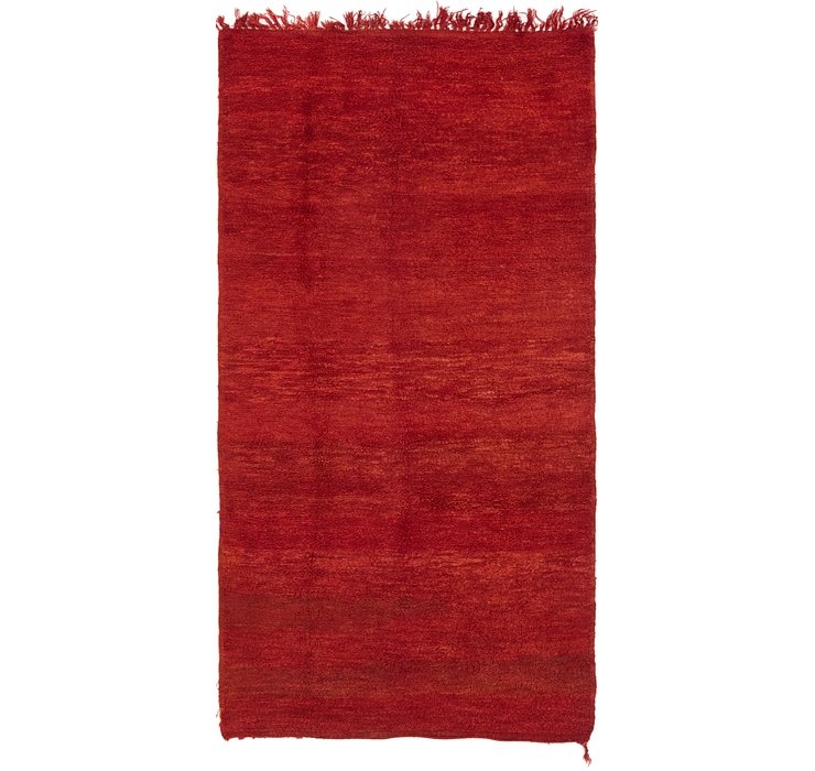 3' 6 x 7' 9 Moroccan Runner Rug