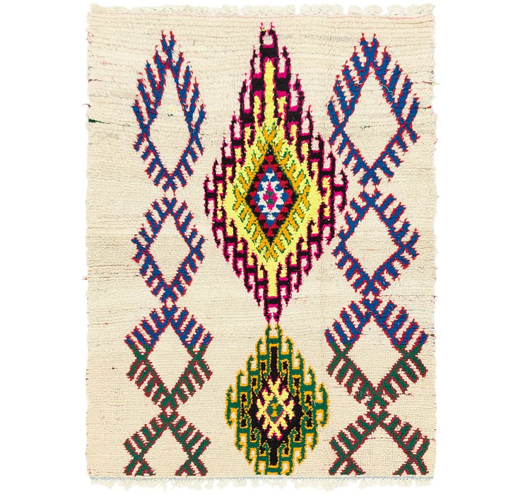 4' x 5' Moroccan Rug