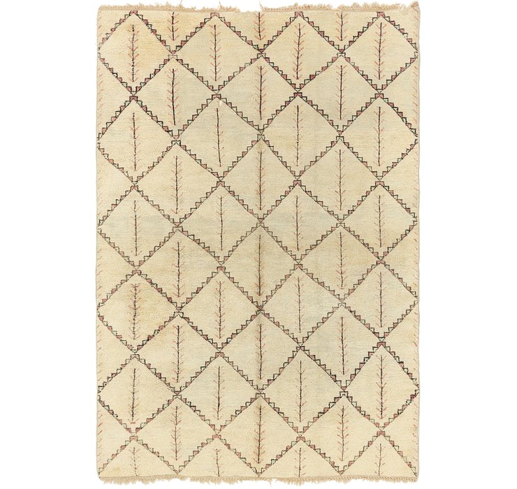 6' 8 x 9' 10 Moroccan Rug