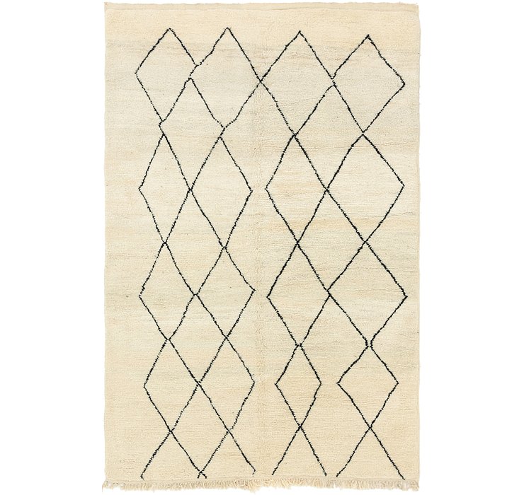6' 9 x 10' 3 Moroccan Rug