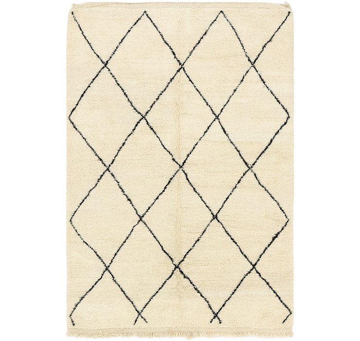 HandKnotted 6' 4 x 9' 9 Moroccan Rug