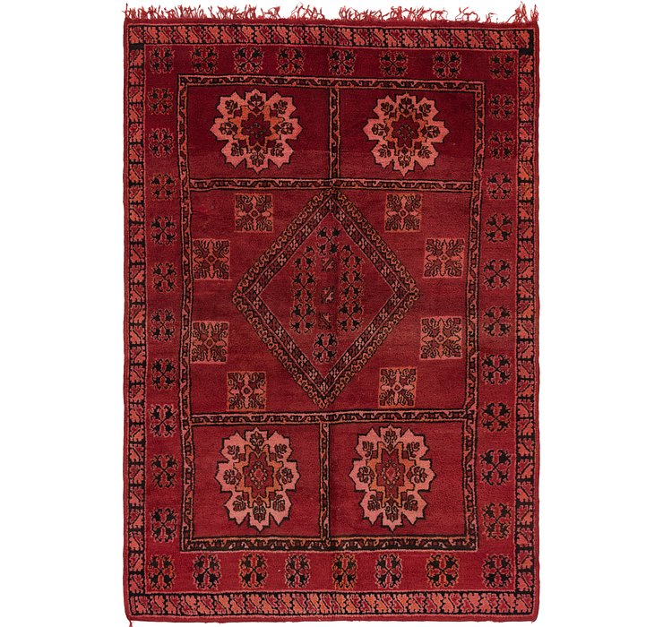 6' 2 x 9' 2 Moroccan Rug